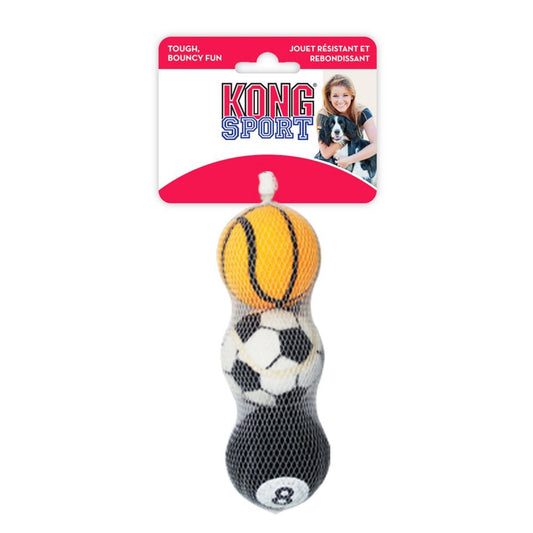 KONG Sport Ball Assorted Med 3 Pk