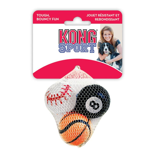 KONG Sport Balls Assorted Sml 3pk