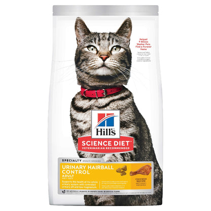 Hills Science Diet Cat Adult Urinary Hairball 3.17kg
