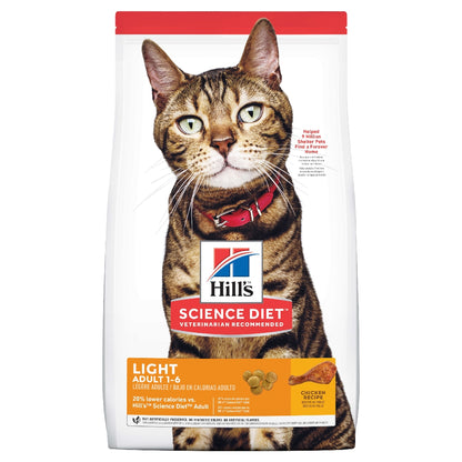 Hills Science Diet Cat Adult Light 2kg