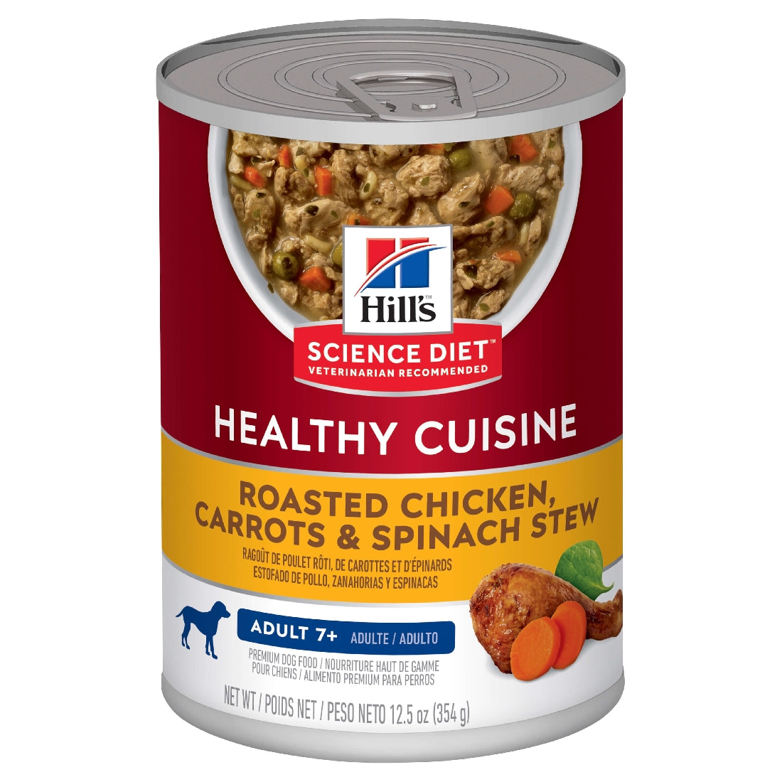 Hills Science Diet Dog Healthy Cuisine Mature Chicken Can 354g