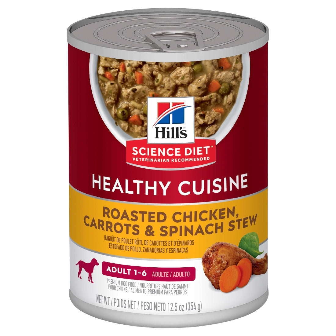 Hills Science Diet Dog Healthy Cuisine Chicken Can 354g