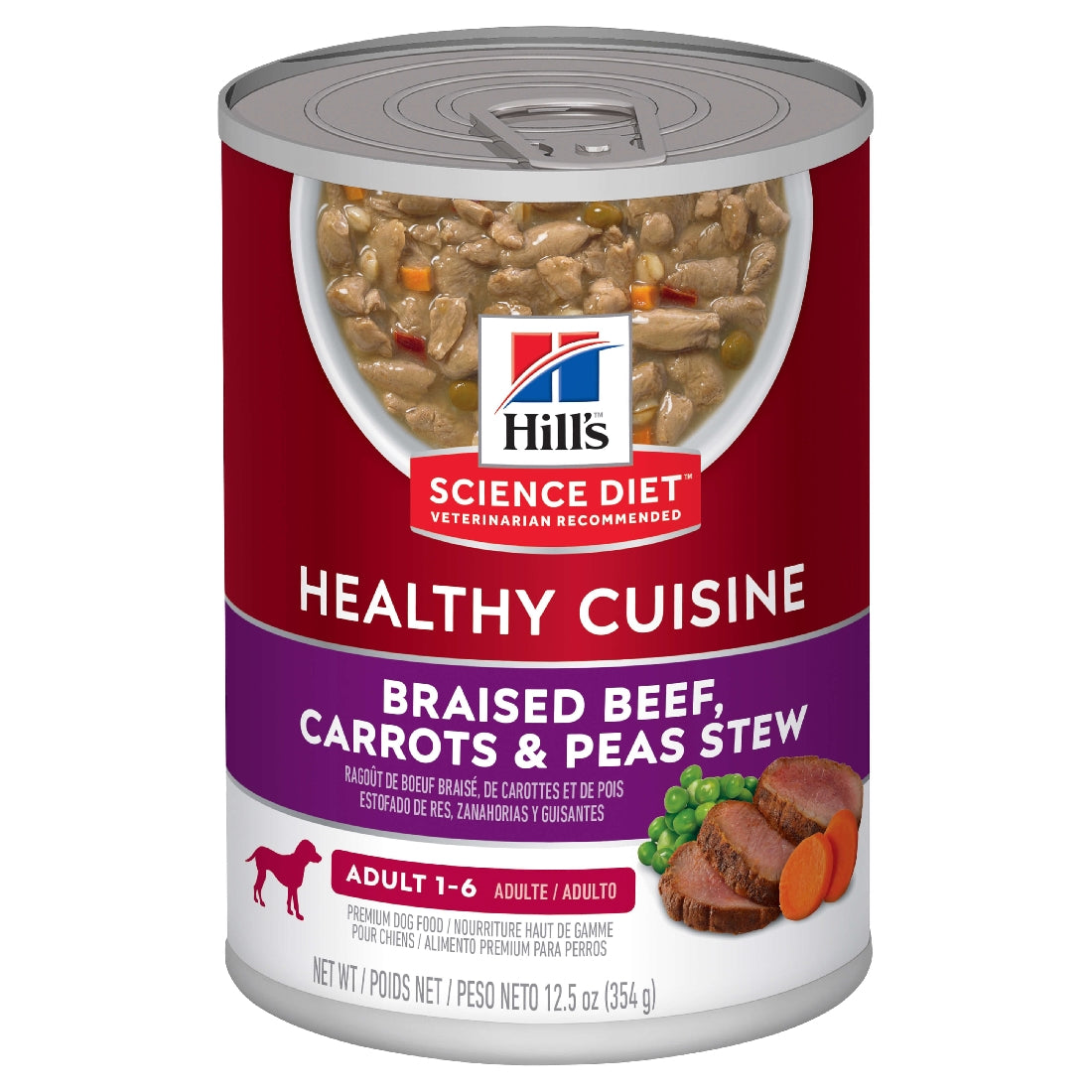 Hills Science Diet Healthy Beef Can 354g