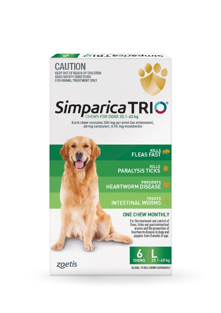 Simparica Trio 20.1-40kg 6pk