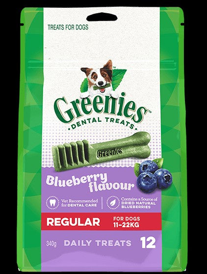 Greenies Blueberry Reg 12pk