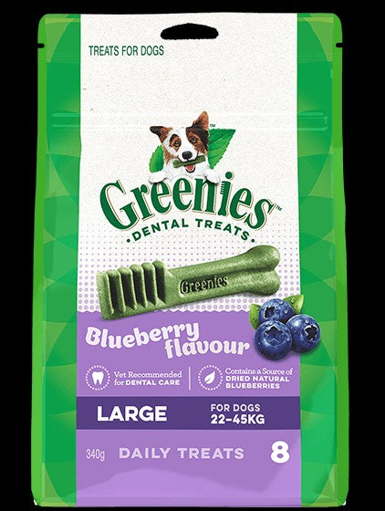 Greenies Blueberry Large 8pk
