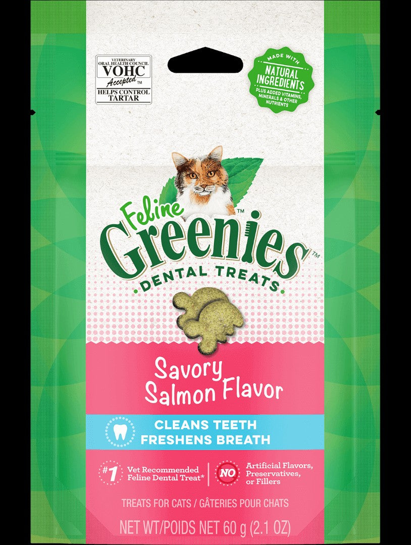 Greenies Feline Dental Treats Salmon 60g