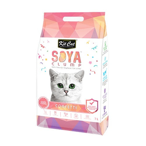 Kitcat Soya Clumping Litter Confetti 7lt