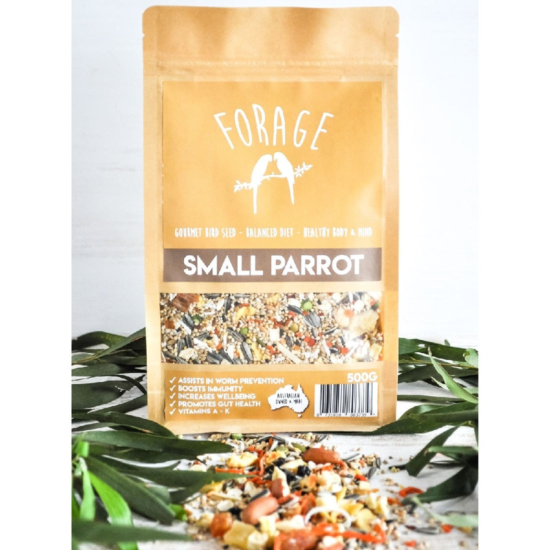 Forage Small Parrot Blend 500g