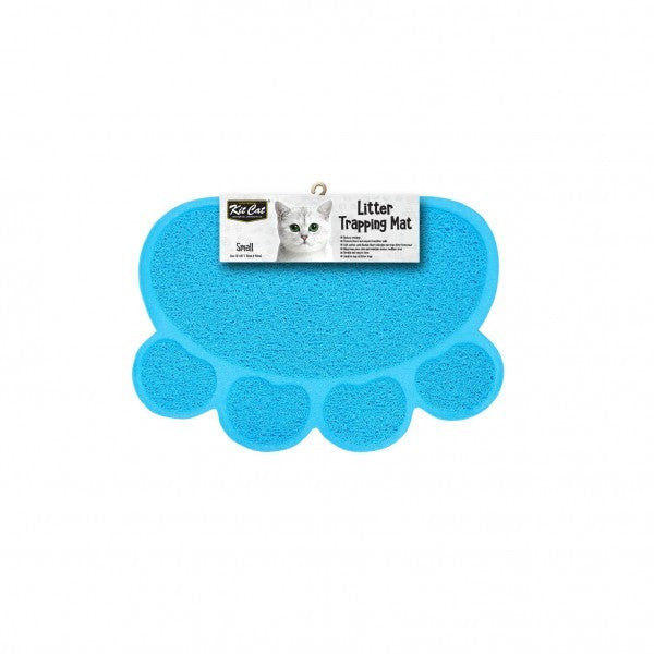 Kit Cat Litter Trapping Mat Small Blue