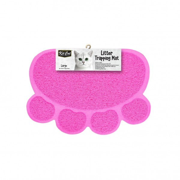 Kit Cat Litter Trapping Mat Large Pink