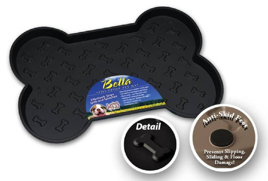 Loving Pets Bella Spill Proof Dog Bone Black