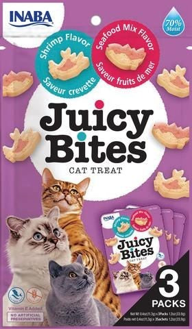 Inaba Juicy Bites Shrimp & Seafood Cat Treats