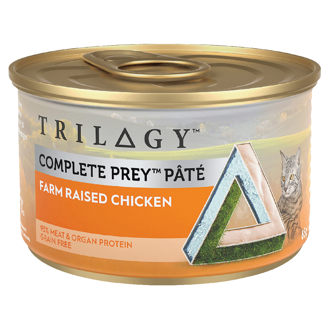 Trilogy Complete Prey Wet Cat Food Pâté Farm Raised Chicken 85g