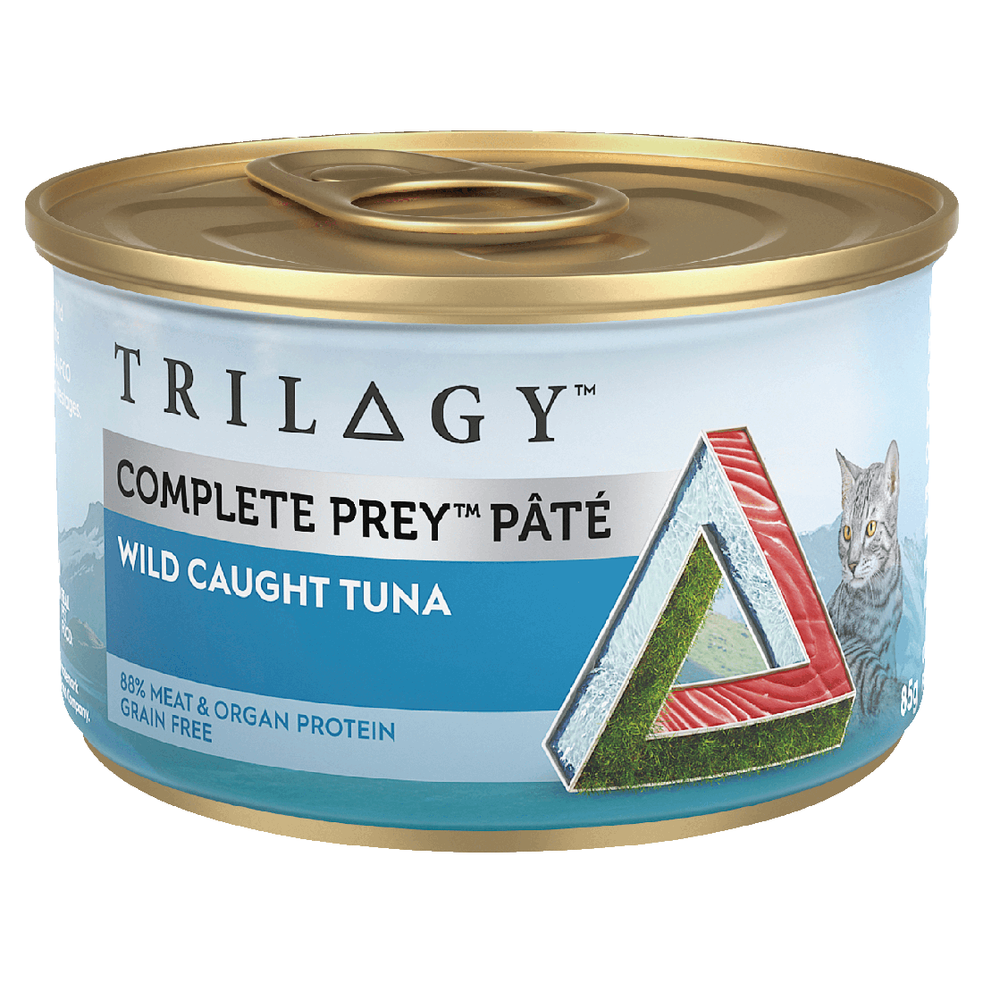 Trilogy Complete Prey Adult Wet Cat Food Pâté Wild Caught Tuna 85g