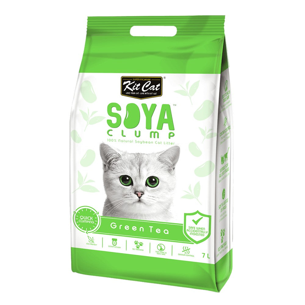 Kitcat Soya Clumping Litter Green Tea 7lt