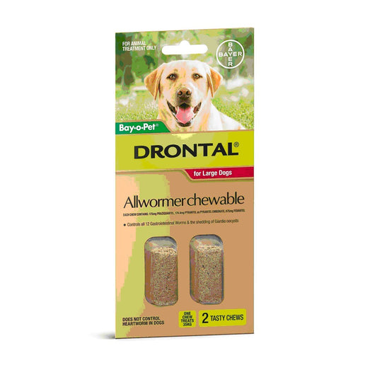 Drontal Chewable 35kg 2pk