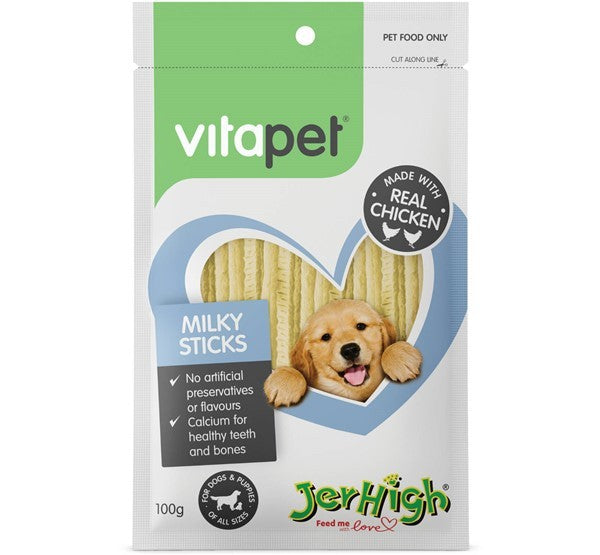 Vitapet Jerhigh Milky Stick 100g