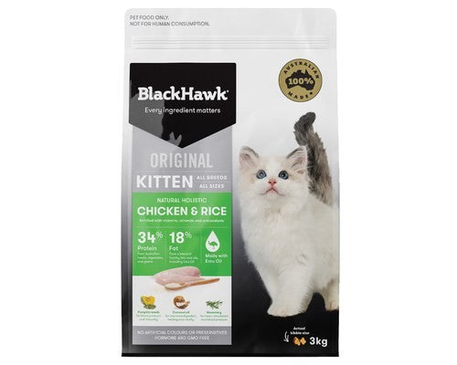 Black Hawk Kitten Chicken And Rice 3kg
