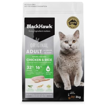 Black Hawk Cat Chicken & Rice 3kg