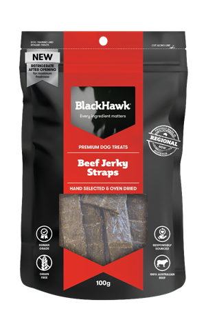 Black Hawk Beef Jerky Straps 100G