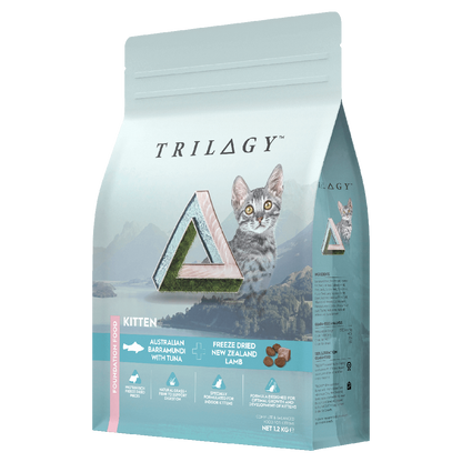 Trilogy Dry Kitten Food Barramundi & Tuna 1.2Kg