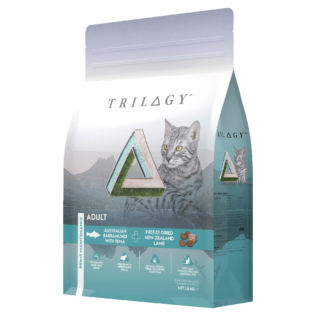 Trilogy Adult Dry Cat Food Barramundi 1.8Kg