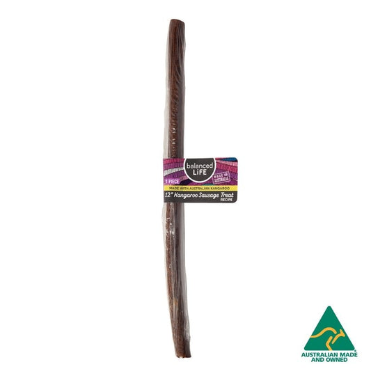 Balanced Life 12in Kangaroo Sausage Treat