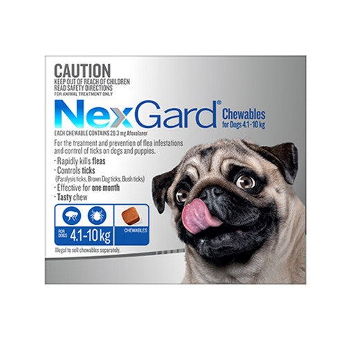 Nexgard Dogs 4.1 - 10kg 3pk