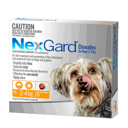 Nexgard Dogs 2 - 4kg 6pk
