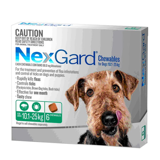 Nexgard Dogs 10.1 - 25kg 6pk