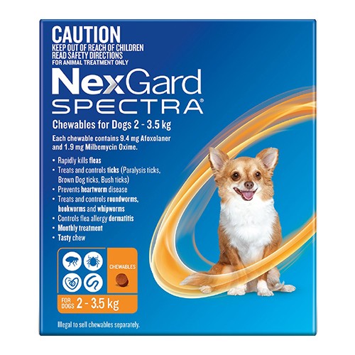 Nexgard Spectra 2-3kg 3pack