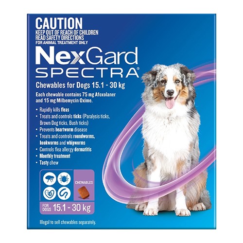 Nexgard Spectra 15.1-30kg 3pack