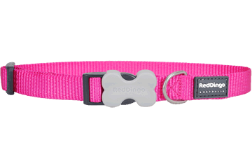 Red Dingo Collar Classic Hot Pink 25mm