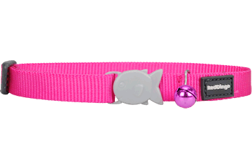 Red Dingo Cat Collar Classic Hot Pink