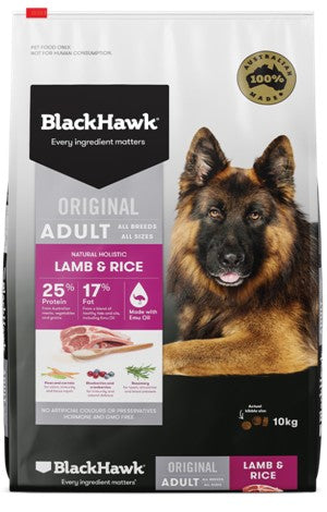 Black Hawk Lamb & Rice Adult 10kg