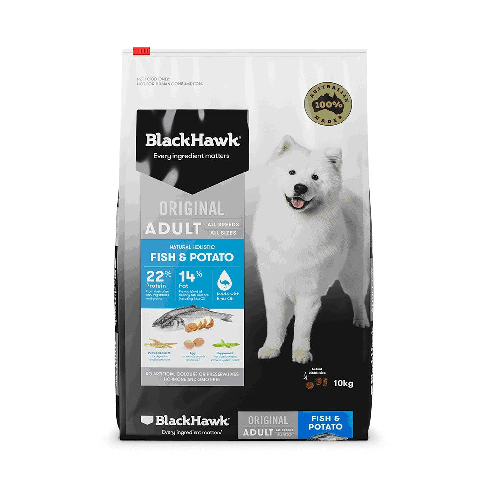 Black Hawk Fish & Potato Adult 10kg