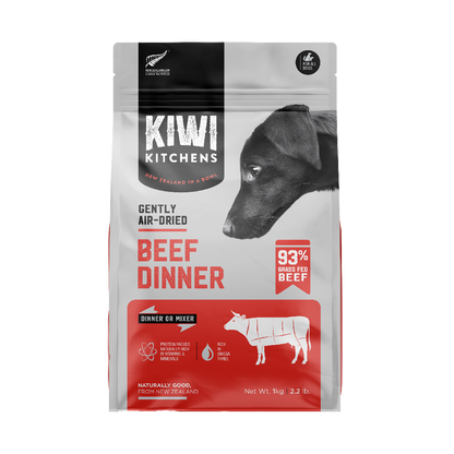 Kiwi Kitchens Air Dried Beef Dinner For Dogs 1kg