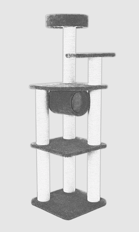 Meika - Eco-Friendly Tall Cat Tower Scratch Pole - (Shipped Direct from Brisbane Warehouse)